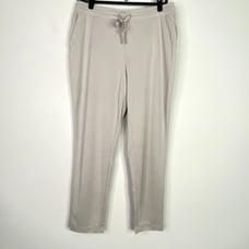 New J. Jill Pure Jill Sand Washed Pique Tapered Pants Women's Size Large
