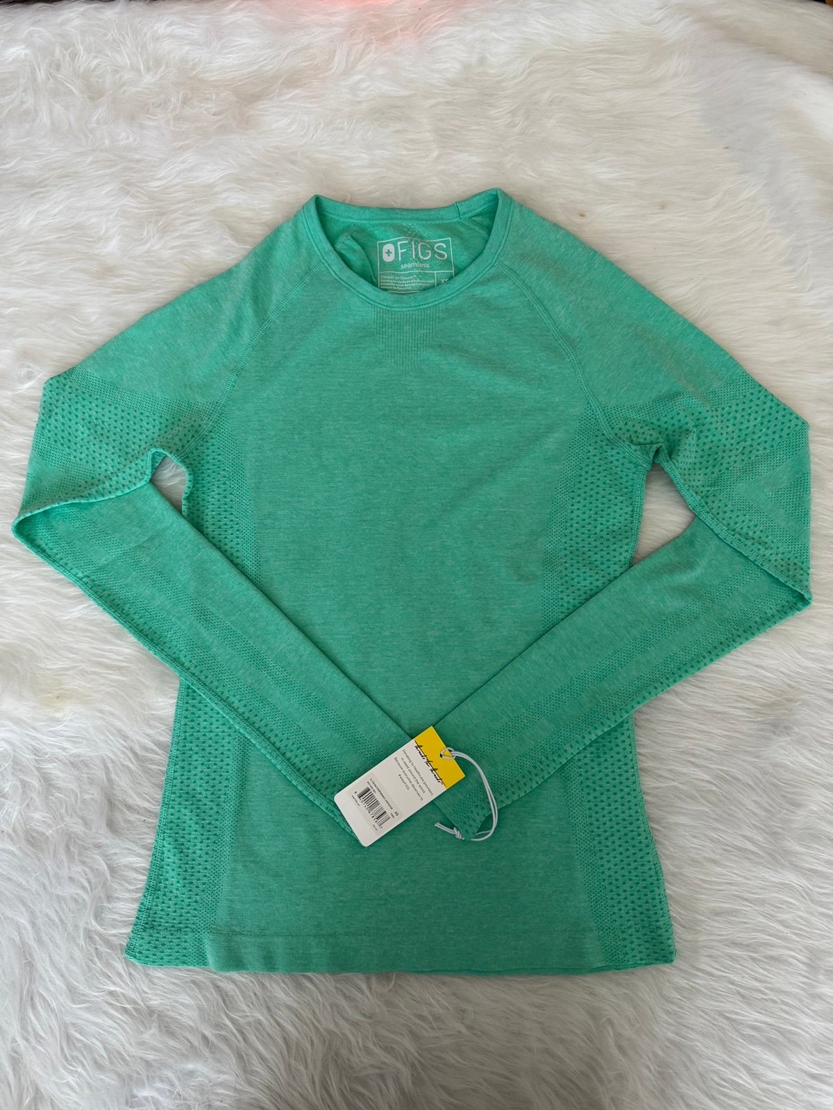 figs salta seamless longsleeve underscrub XS