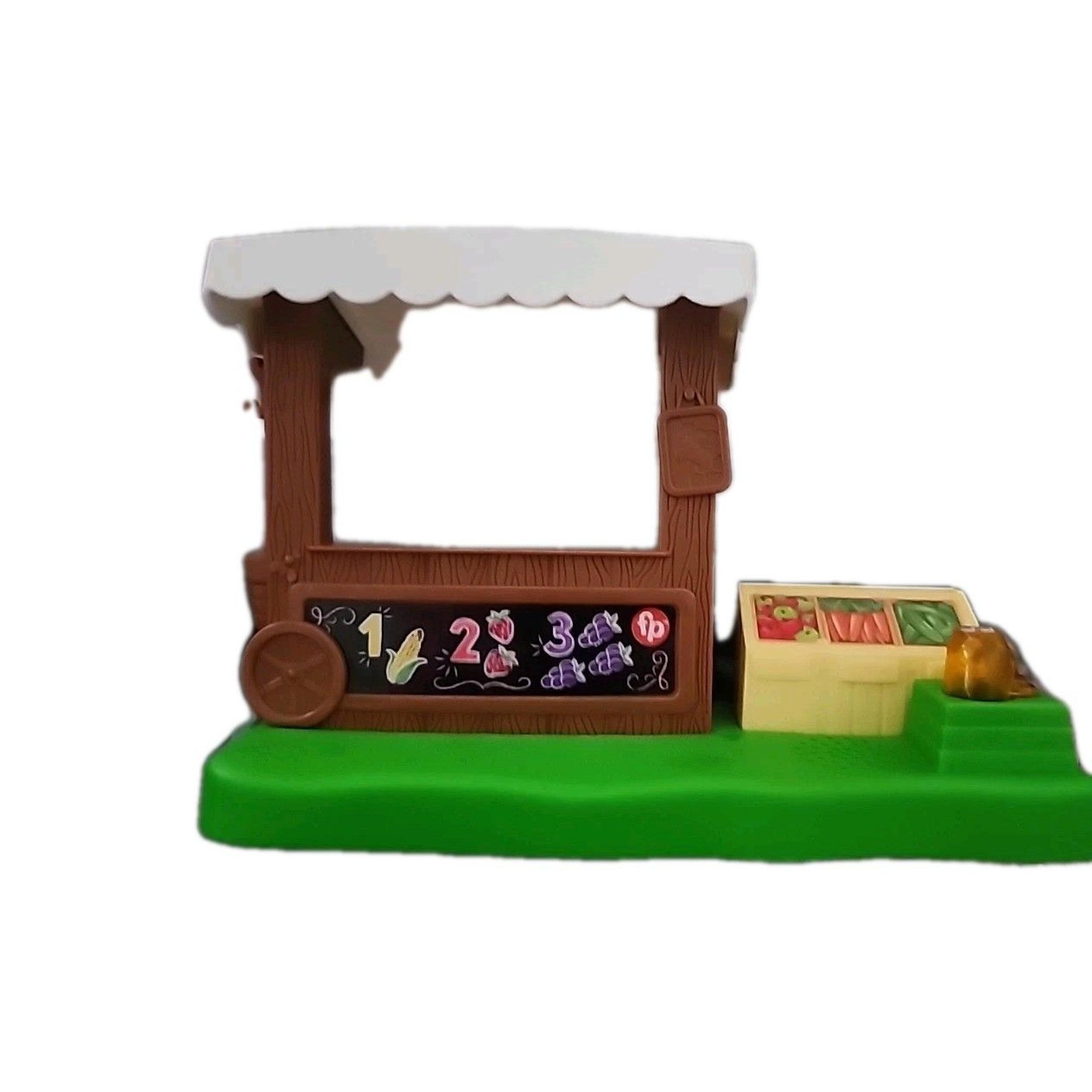 Fisher-Price Little People Musical Fruit Market Vegetable Stand Sound Light Work