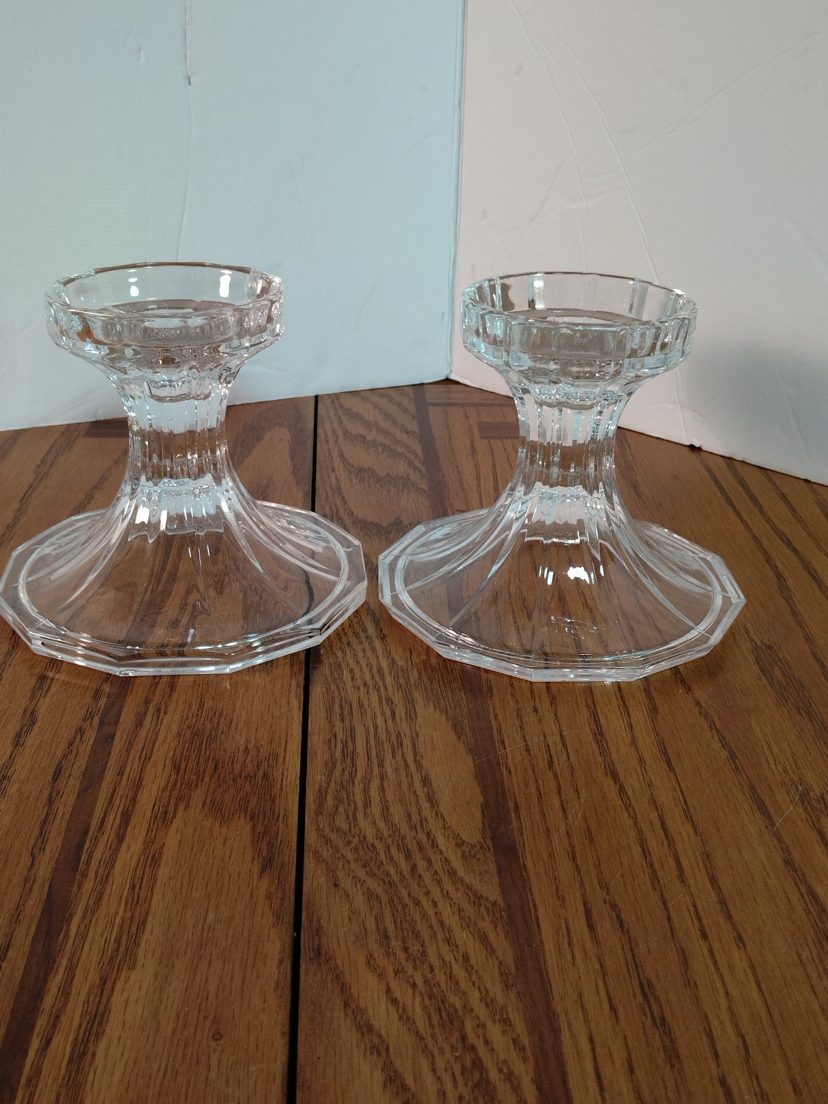 Set 24 per crystal candle stick holders