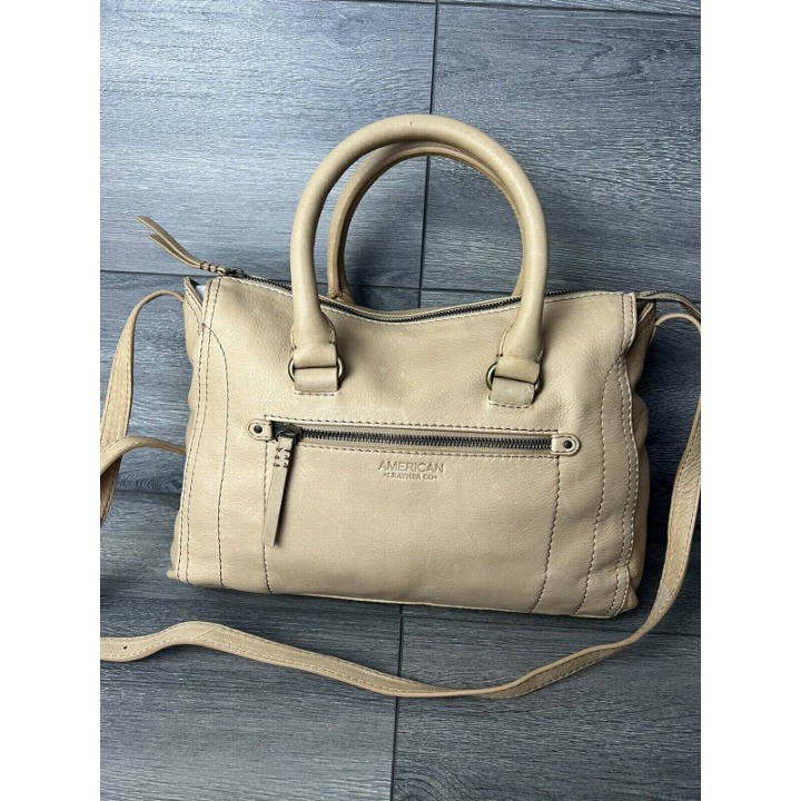 American Leather Co. Satchel - Berryville sard color beige bag
