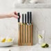 Joseph Joseph Elevate 5 Piece Knife Set with Bamboo Block
