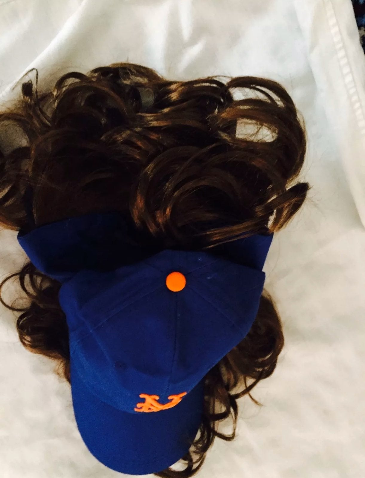 NY Mets Noah Syndergaarf SGA Hair Hat/ra