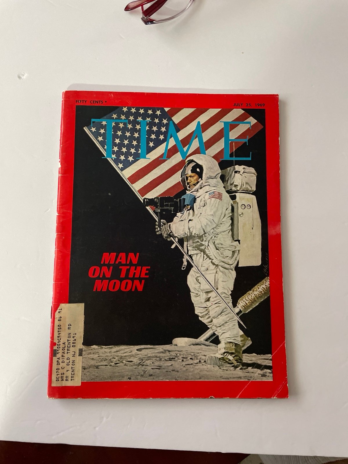 July 25 1969 Time Magazine - Newsstand - Man On The Moon Apollo 11