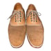 Vtg 80s Florsheim Men's 9.5 C Tan/Brown Suede/Smooth Saddle Shoes Red Soles