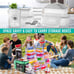 50 Pcs Large Food Storage Containers with Lids