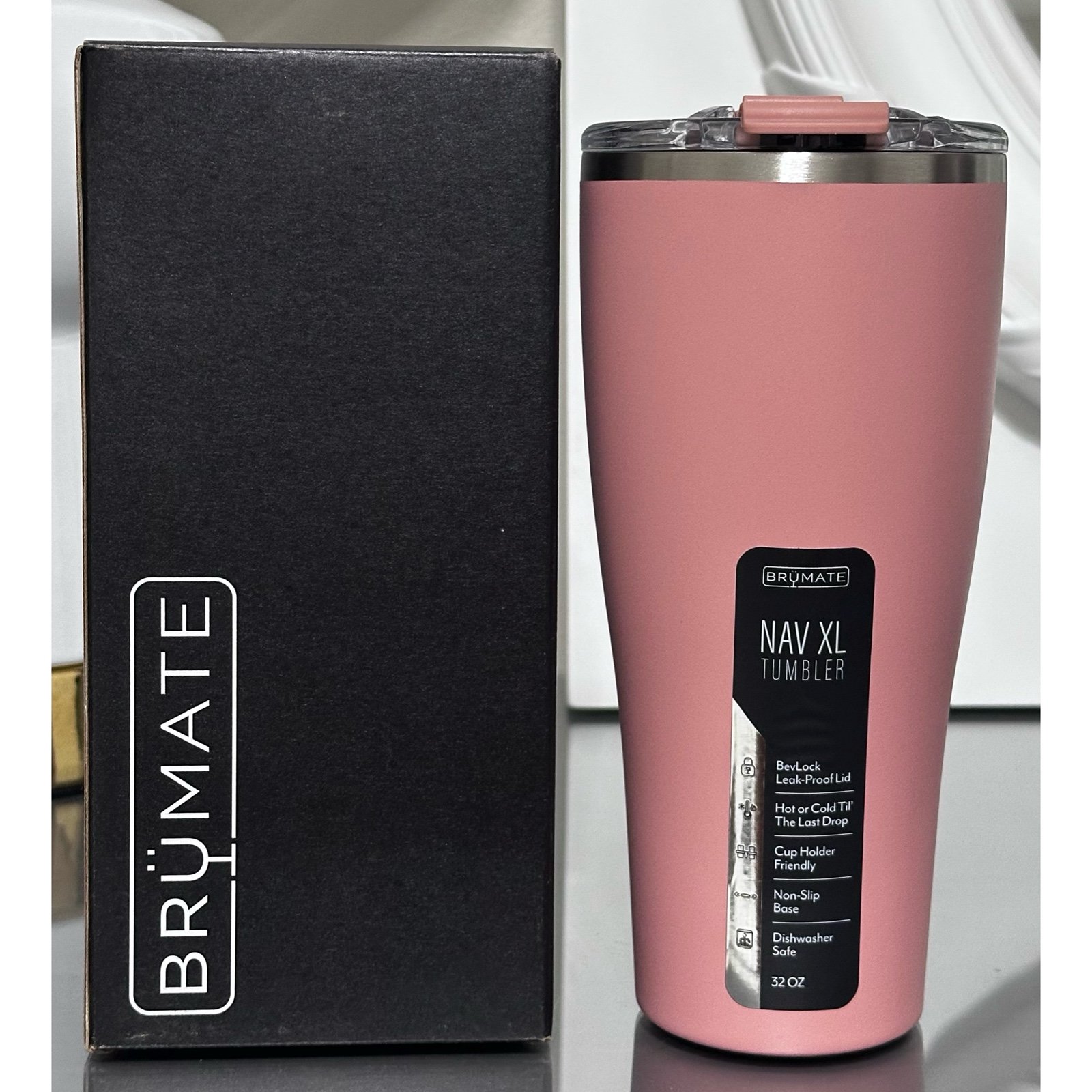 BruMate NAV XL 32oz, MORNING ROSE