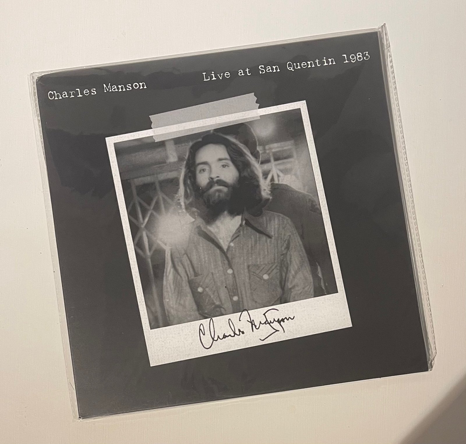 Charles Manson - Live At San Quentin 1983 • LP 2019 Vinyl • RARE