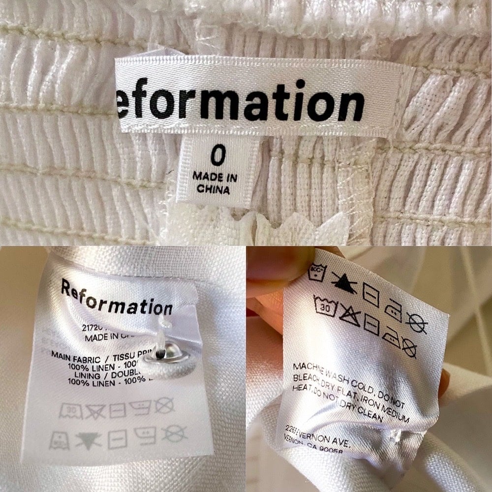 Reformation Top Grapefruit Linen Off-The-Shoulder Cottagecore Boho White hotsell 0 NWT