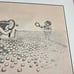 Gary Patterson Vintage 70s The Lesson Tennis Cartoon Signed Lithograph Art 12x16