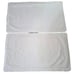 Williamsburg King Pillow Shams 2 Royal Heritage Home Textured White Portugal
