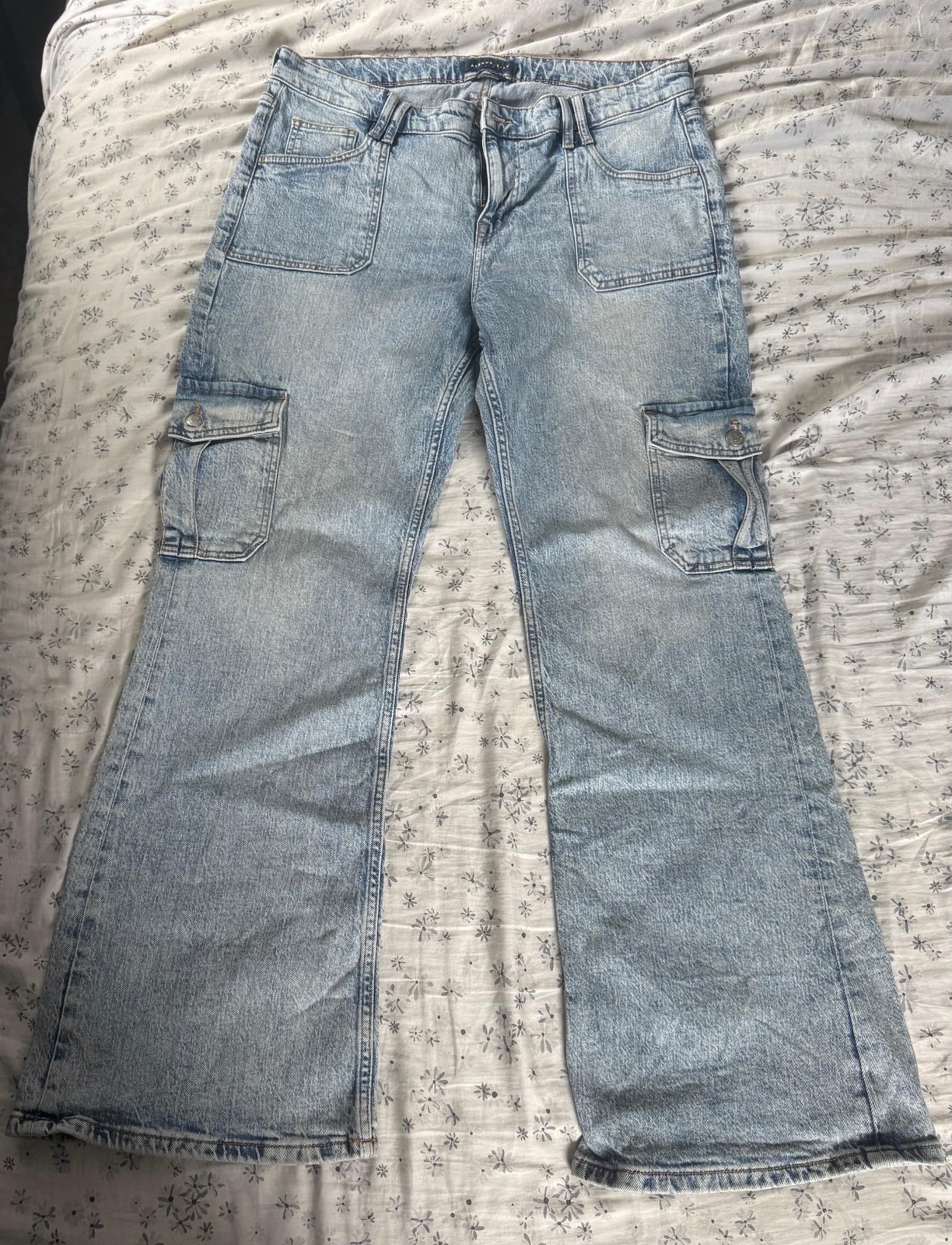 Aeropostale Mid-Rise Utility Flare Jeans - Size 16
