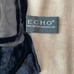 Echo Black Sheer Velvet Flower Scarf