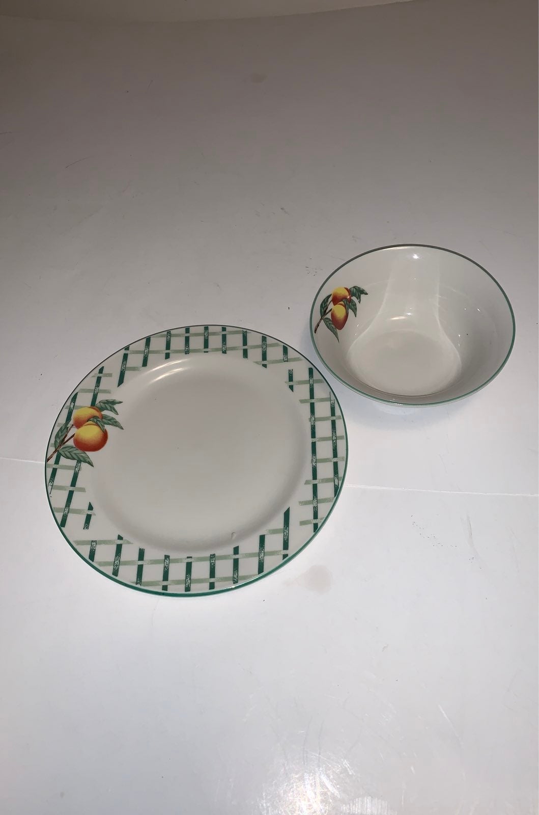 Vintage Garden Trellis Salad Plate/Bowl