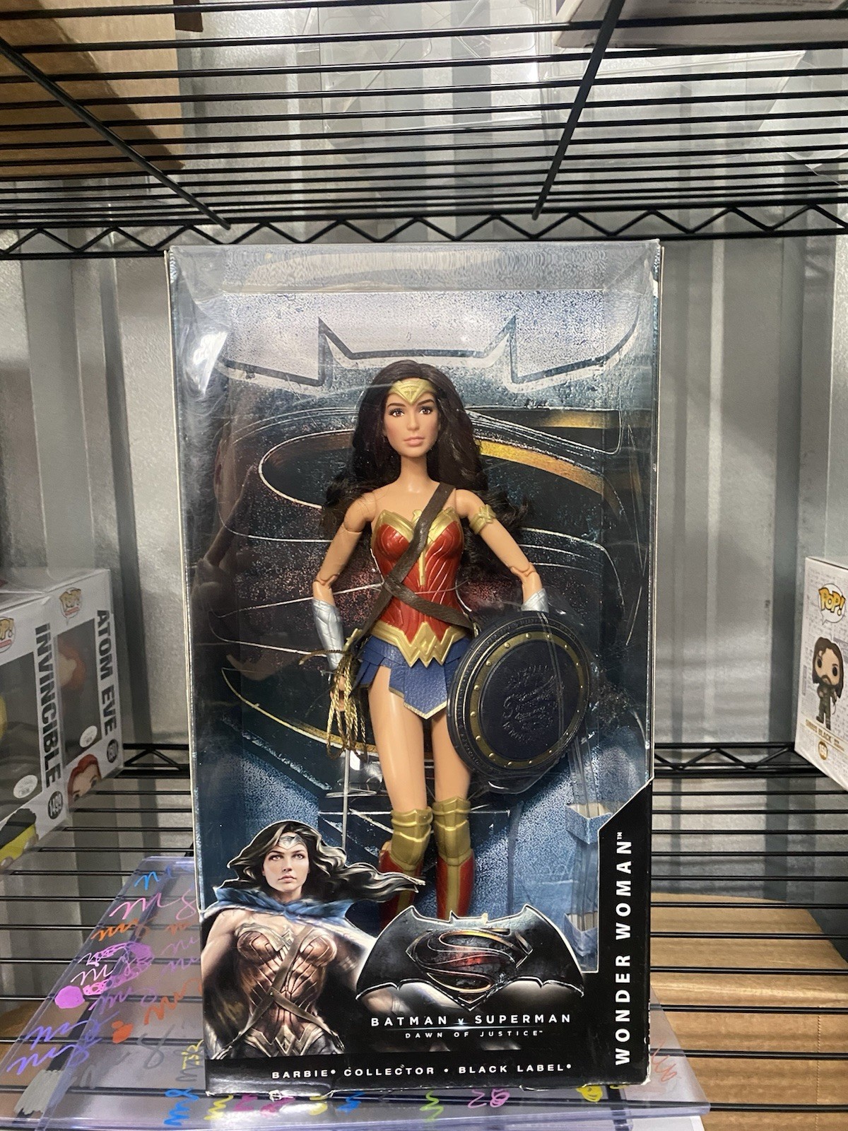 Barbie Wonder Woman Batman v Superman Dawn of Justice Collector Black Label