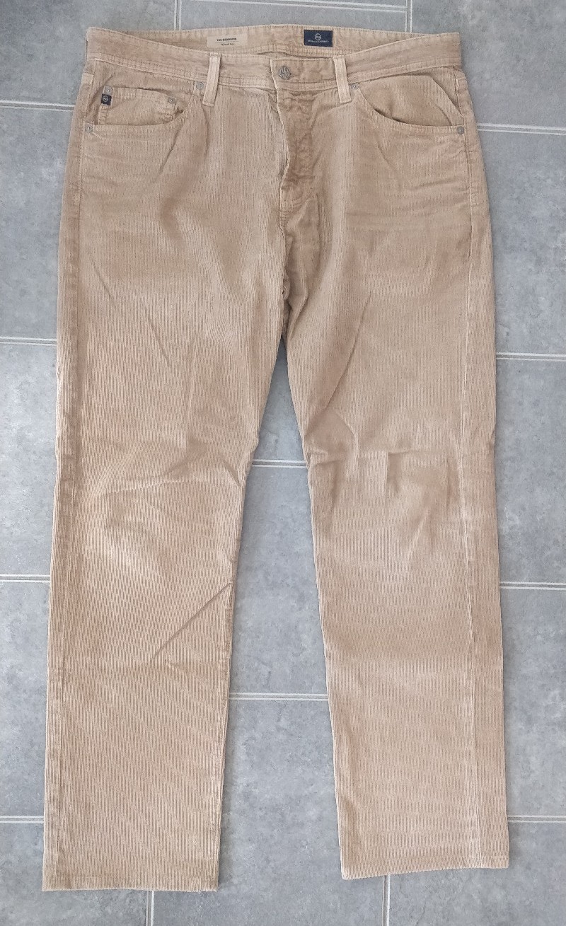 AG Adriano Goldschmied The Graduate Tailored Leg Corduroy Pants