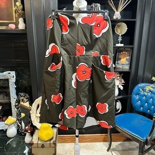 Eloquii Green Floral Romper Size 18