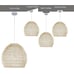 Hand-woven 14” Rattan Hanging Pendant Light Lighting