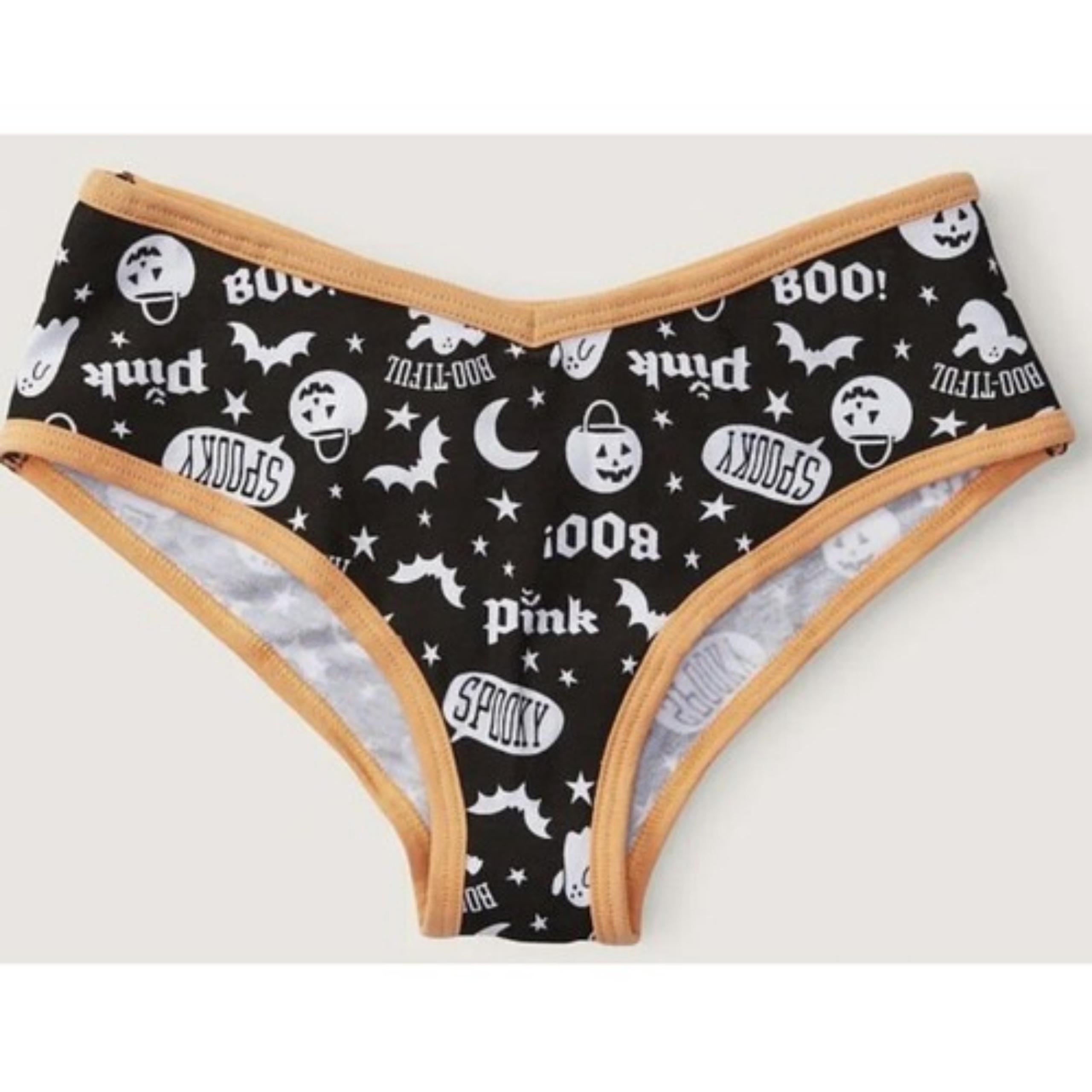 New VS pink Halloween panty sz L
