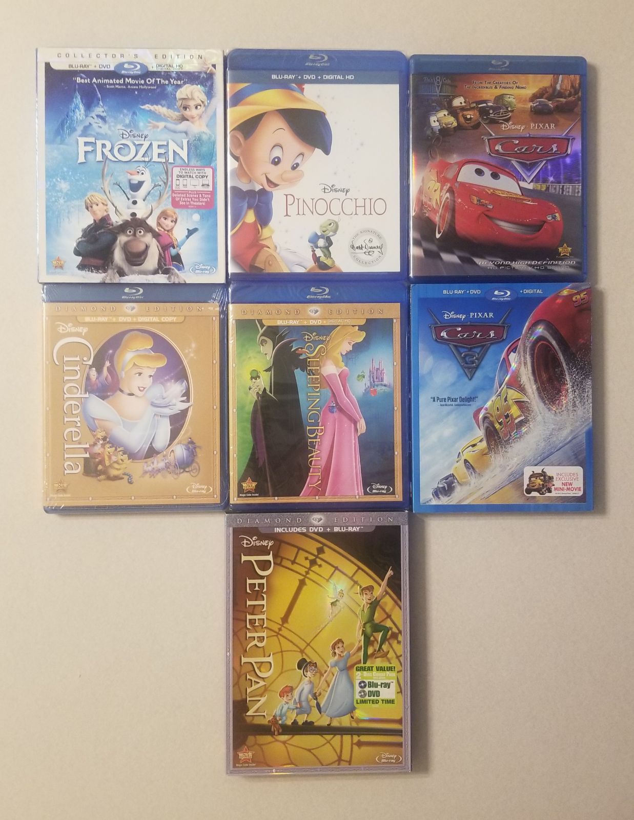 7 Disney Blu-ray & DVD Lot 4 New