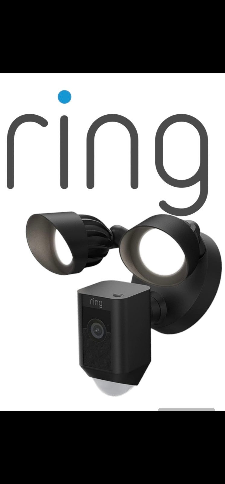 Ring Floodlight wireless motion sensing security camera