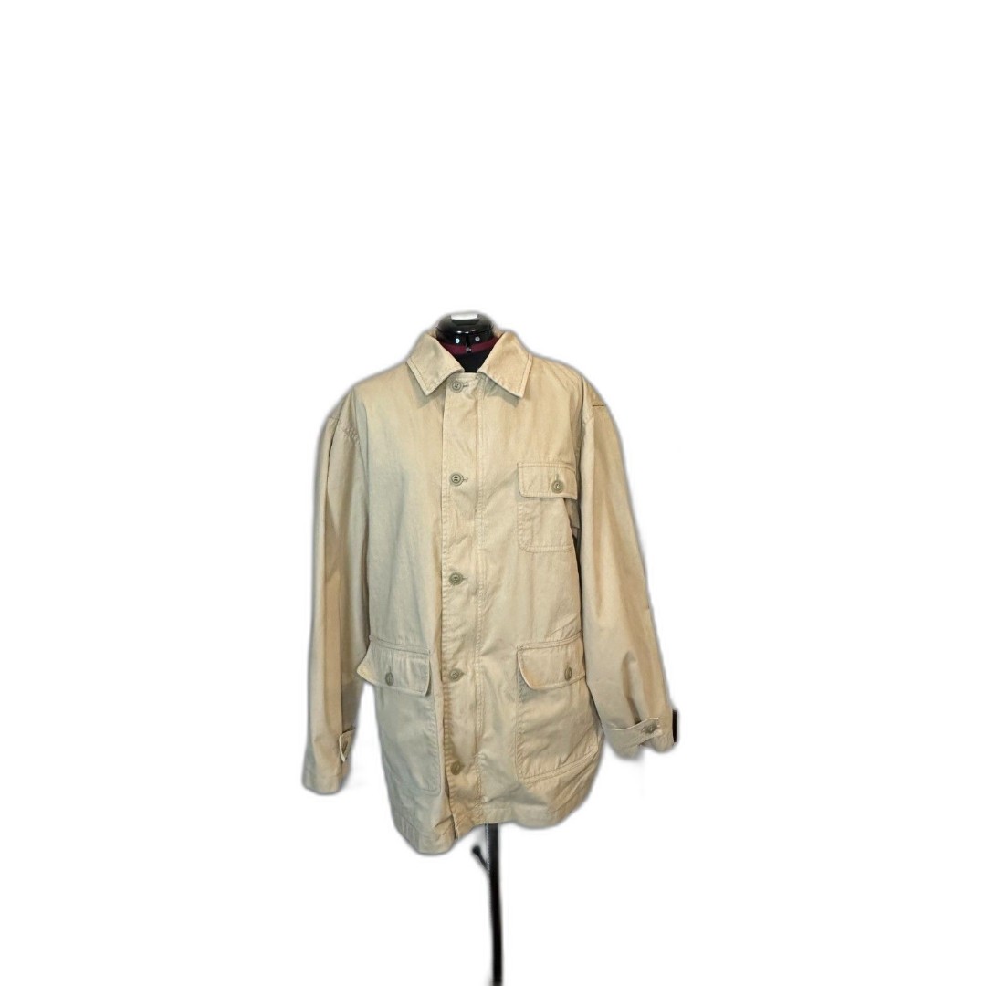 Old School Denim and Dungarees Tan Barn Coat, Chore Coat, Men's Large
