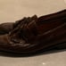 Magnanni Woven Leather Tassel Brown Mens Loafer Size 10 M