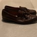 Magnanni Woven Leather Tassel Brown Mens Loafer Size 10 M