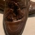 Magnanni Woven Leather Tassel Brown Mens Loafer Size 10 M