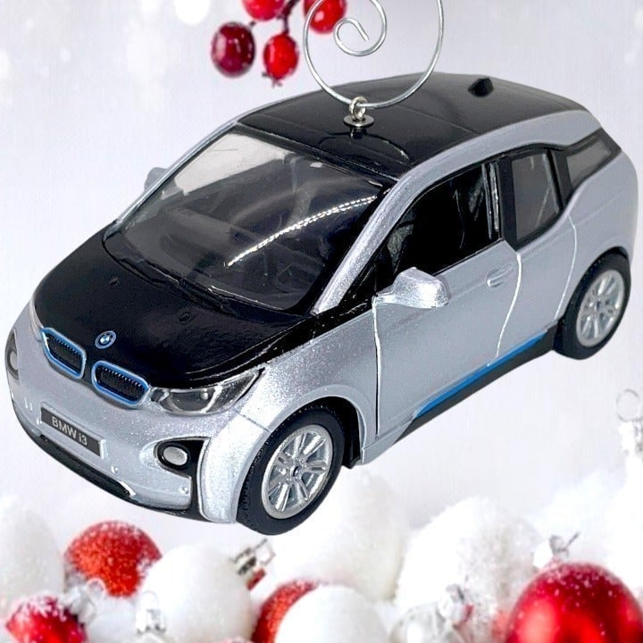 BMW i3 Hatchback Car ONE OF A KIND 1/32 Christmas Tree Ornament