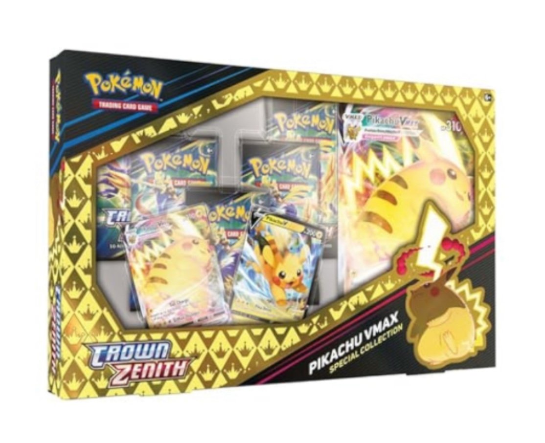 Pikachu Crown Zenith Vmax Box