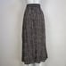 Vintage 80's Leger Black and White Patterned Midi Skirt