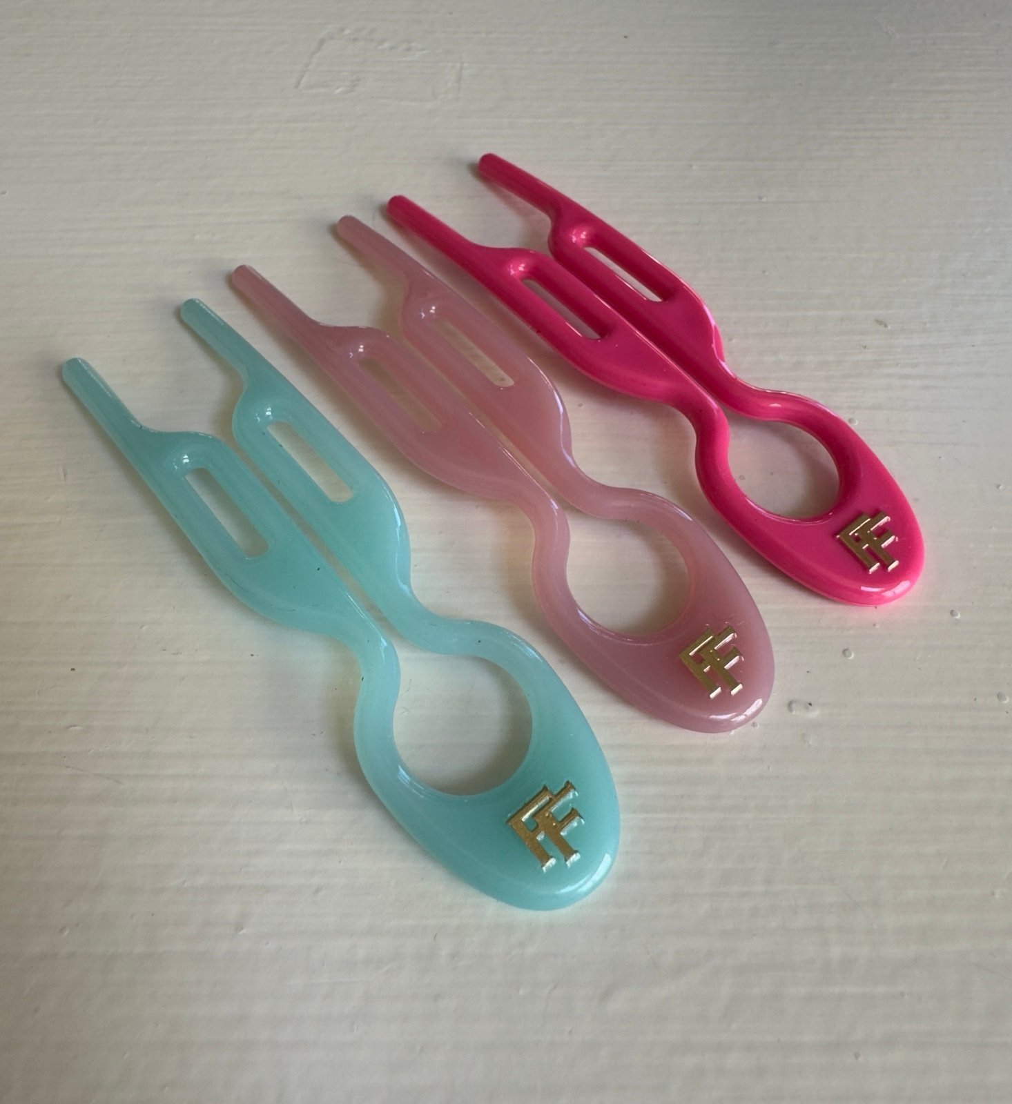 Fiona Franchimon No 1 Hairpin Trio-Tantalizing Blue