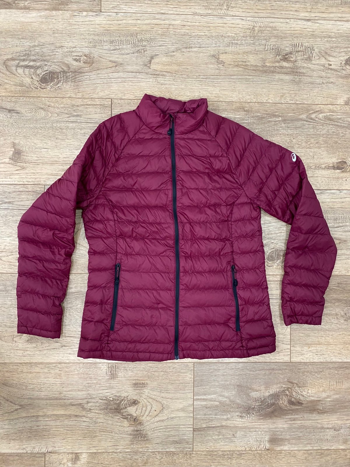 Asics duck down filled insulated puffer coat