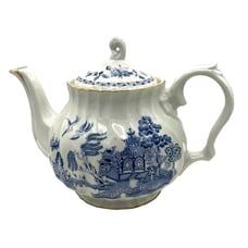 Robinson Design Group Blue Willow Swirl Vintage Japanese Teapot