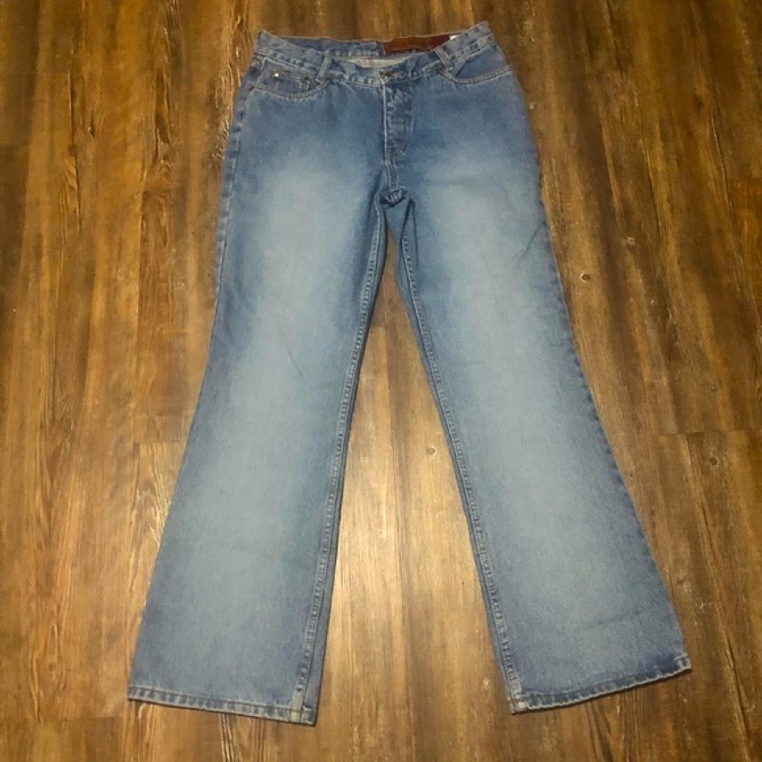 Vintage Lawman Jeans Women's 9 Slim Fit Bootcut Light Wash Classic Denim