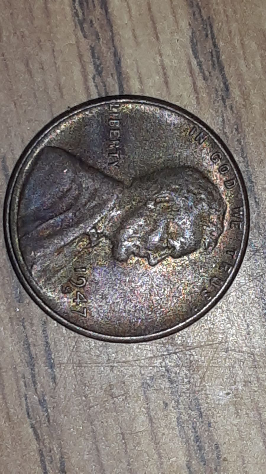 1947 s monster gem toned penny