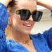 New Dior 30MONTAIGNE BU 22B0 Sunglasses - Dark Havana/Gold Frame