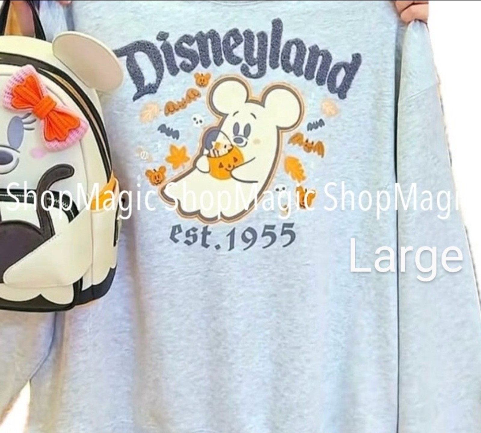 Disney Parks Disneyland Ghost Mickey Halloween Sweatshirt