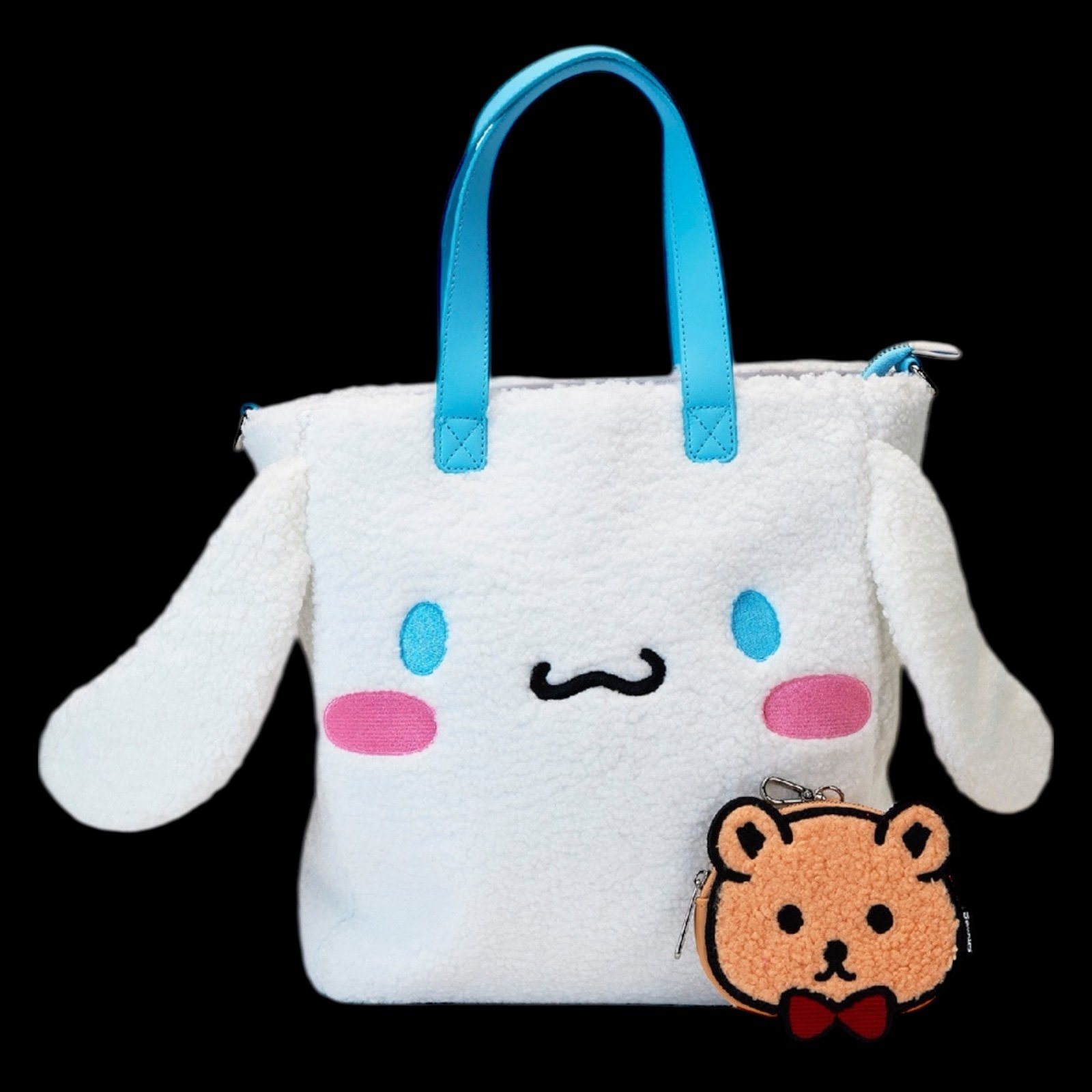 Loungefly Sanrio Cinnamoroll Sherpa Tote Bag with Coin Bag