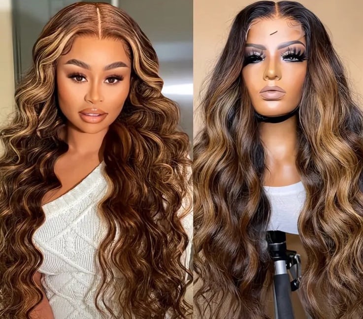 28 Inch human hair wig