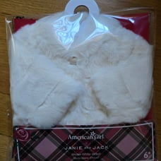 American Girl white winter jacket nwt