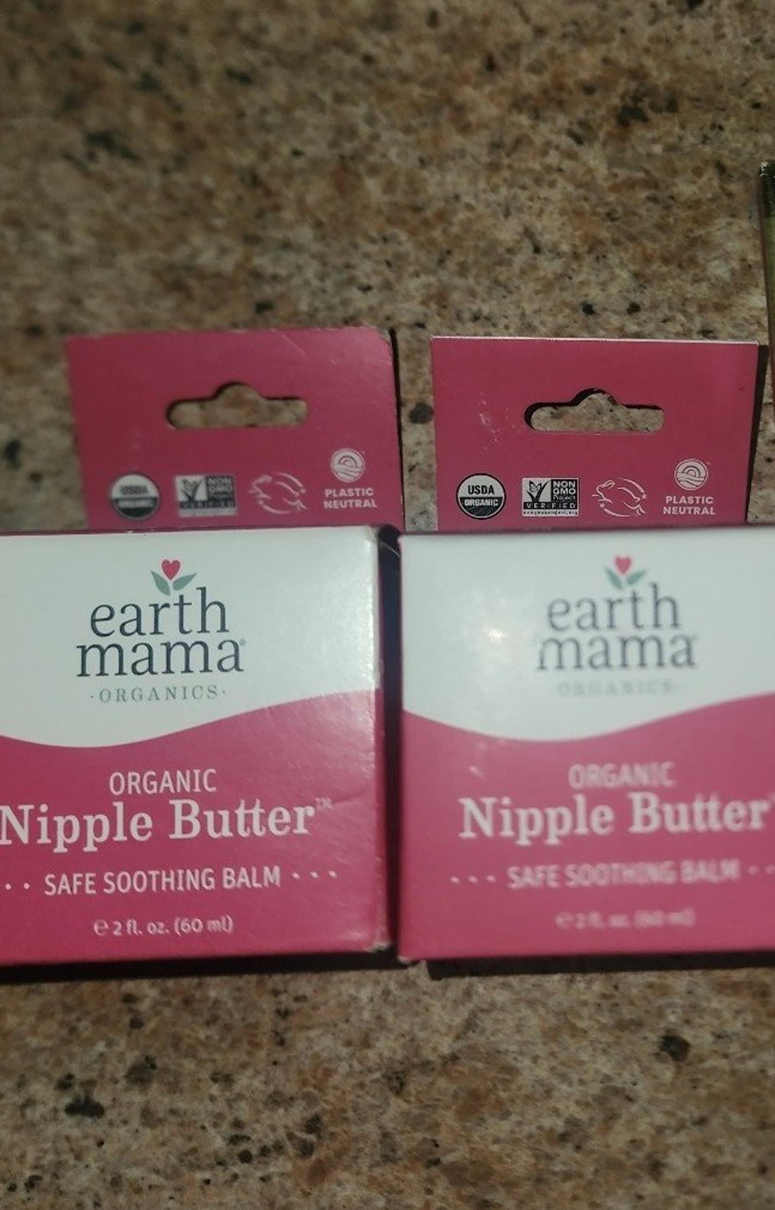 2 Earth mamq organic nipple cream seal brand new
