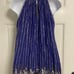 3- RANNI GILL Beaded Blue-Violet Halter Top