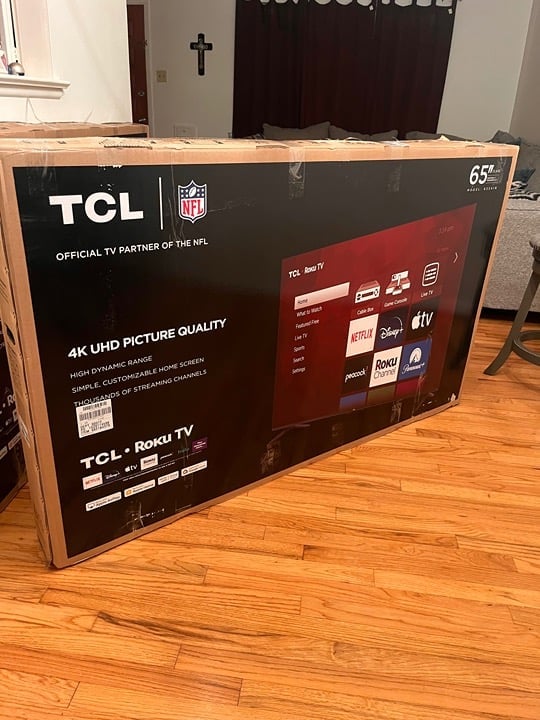 TCL 65 4K HDR QLED Google Smart TV