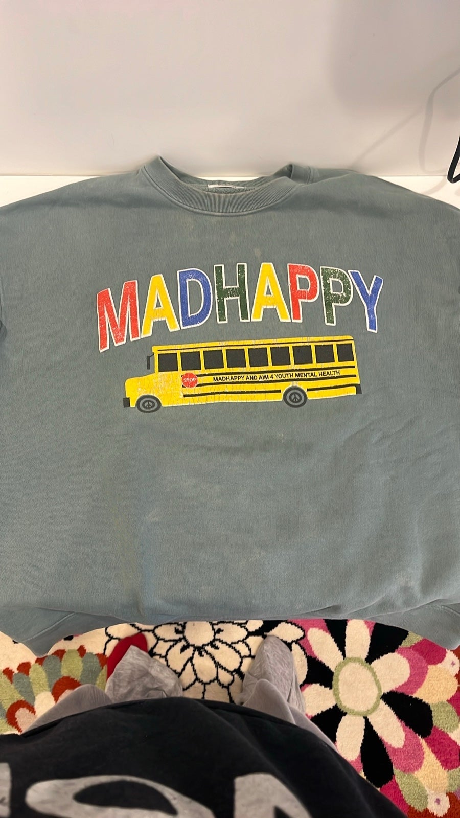 mad happy sweatshirt