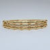 2ct Diamond 14K Gold Womens Bamboo Bangle Bracelet 14 K Sterling Silver Jewelry