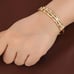 2ct Diamond 14K Gold Womens Bamboo Bangle Bracelet 14 K Sterling Silver Jewelry