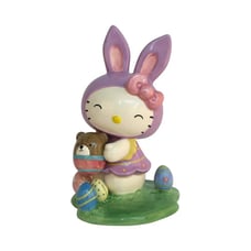 Hello Kitty With Bear Easter Figurine