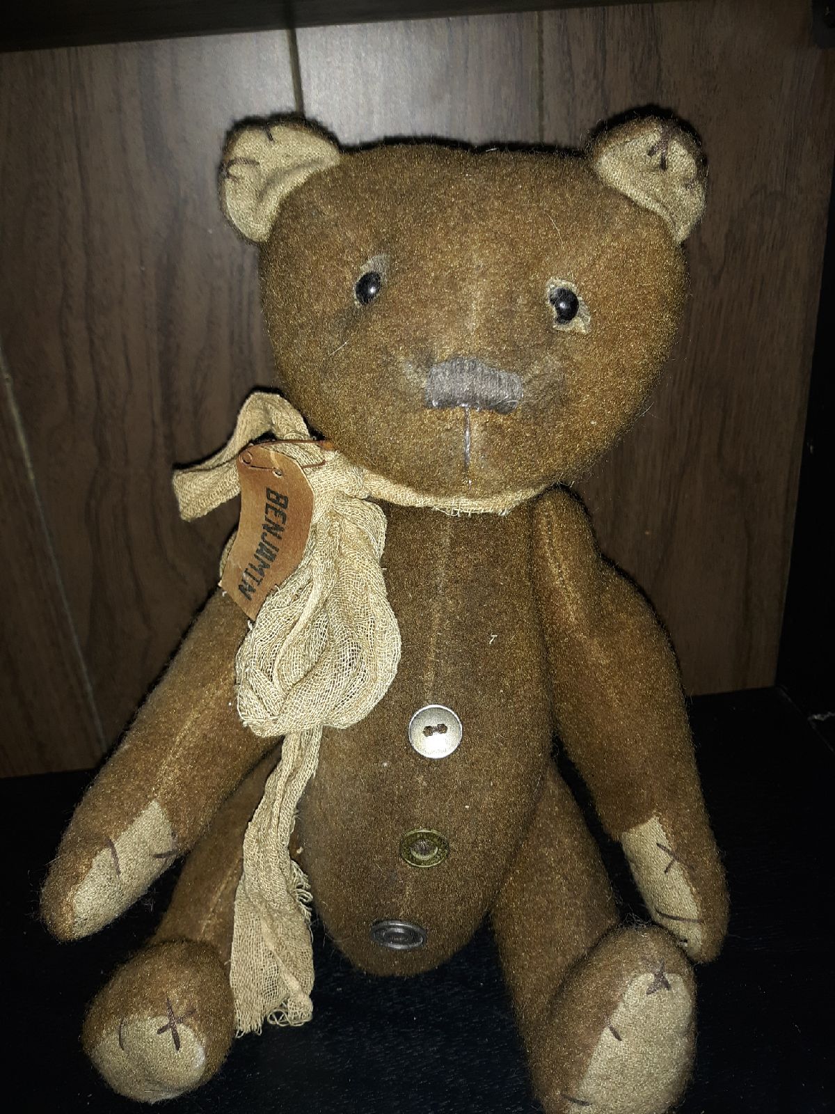 Benjamin the Handmade Teddy Bear
